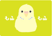 看板インコ